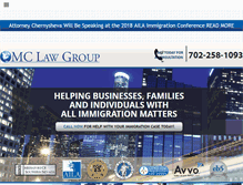 Tablet Screenshot of immigrationlawnv.com
